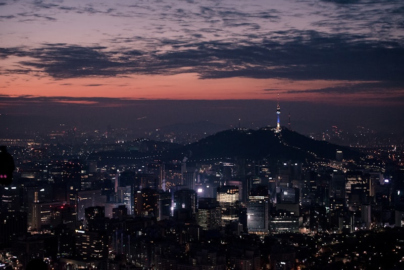 Seoul city skyline