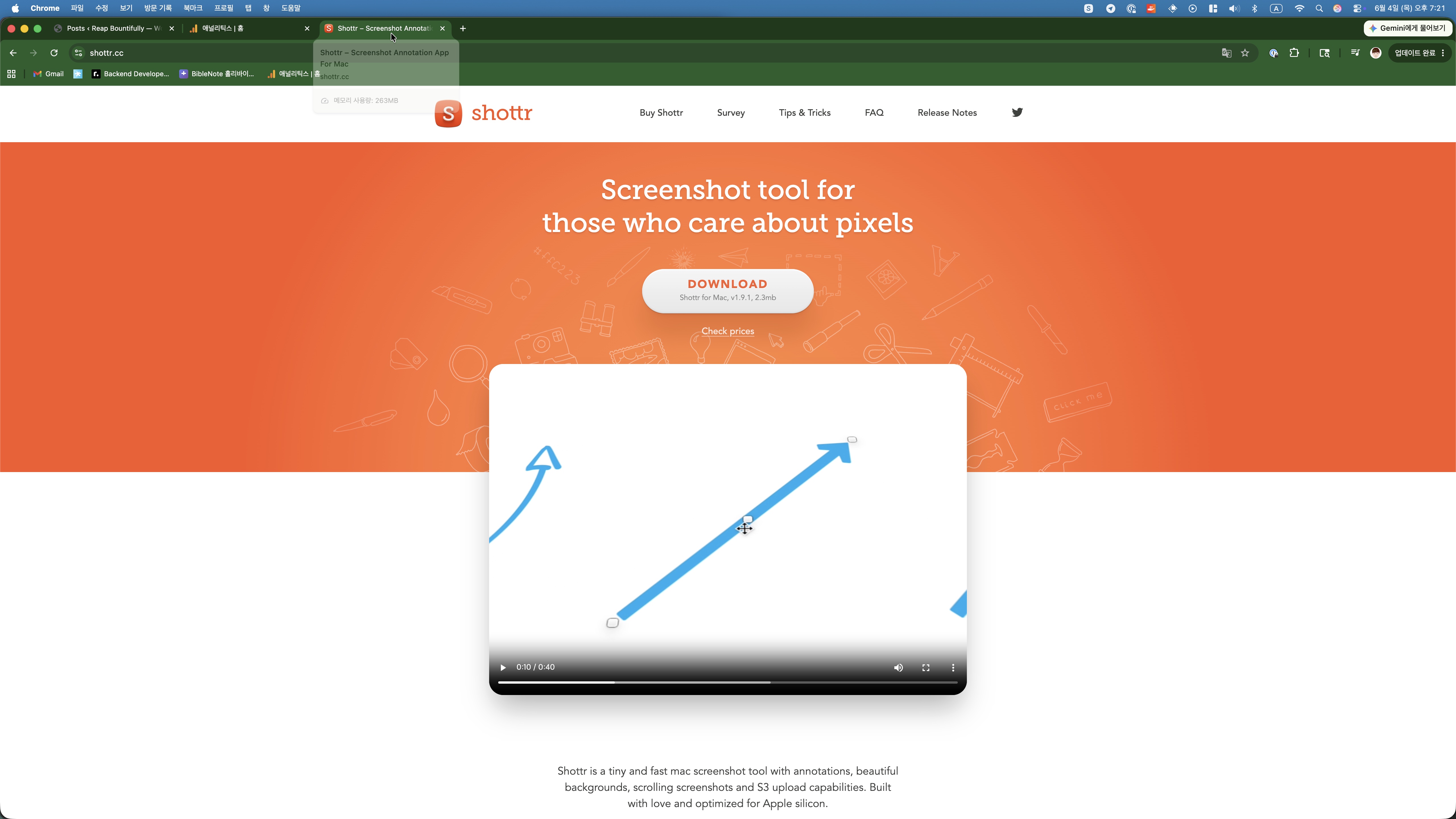 Shottr - Screenshot annotation tool for Mac